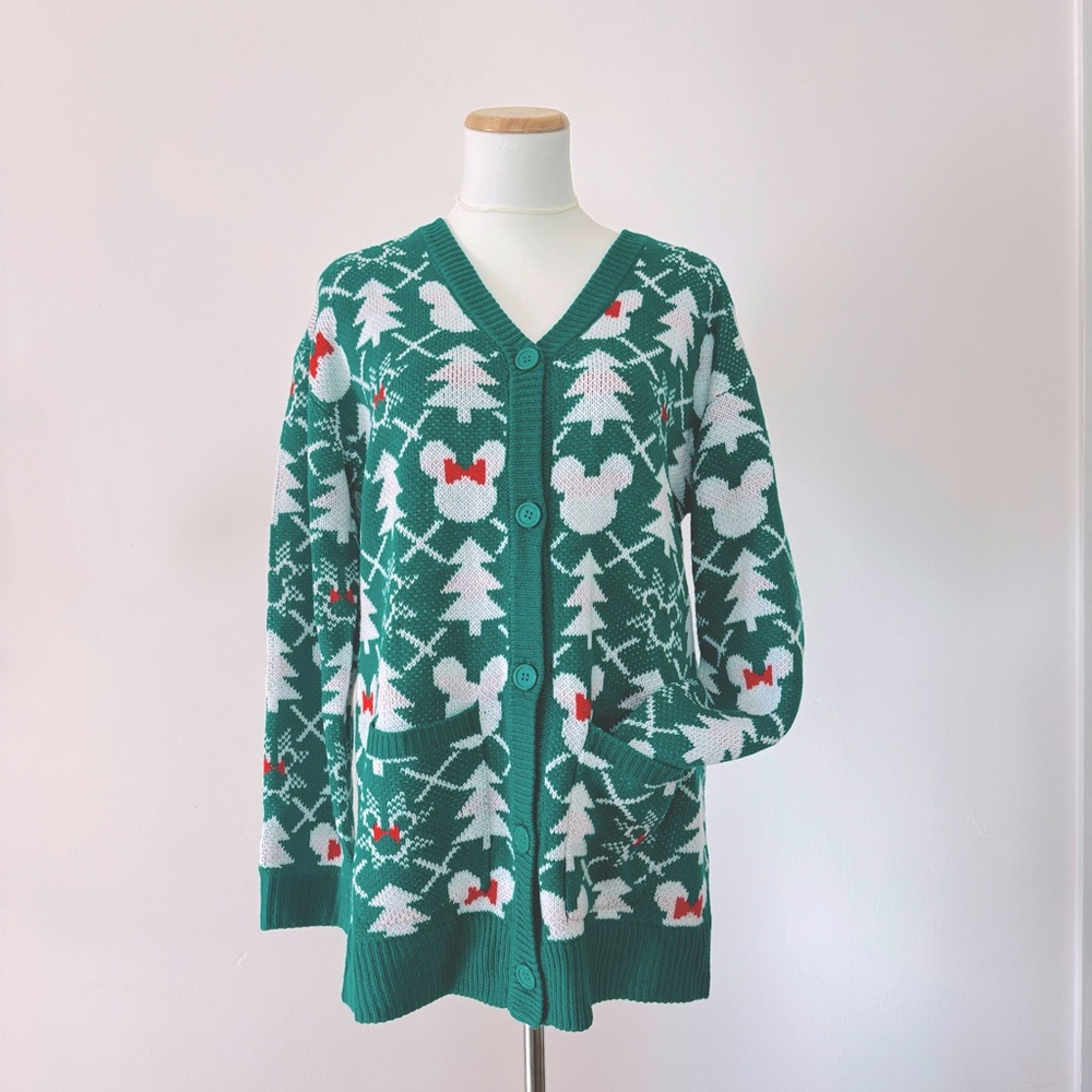 Disney Holiday Knitted Jacquard Cardigan